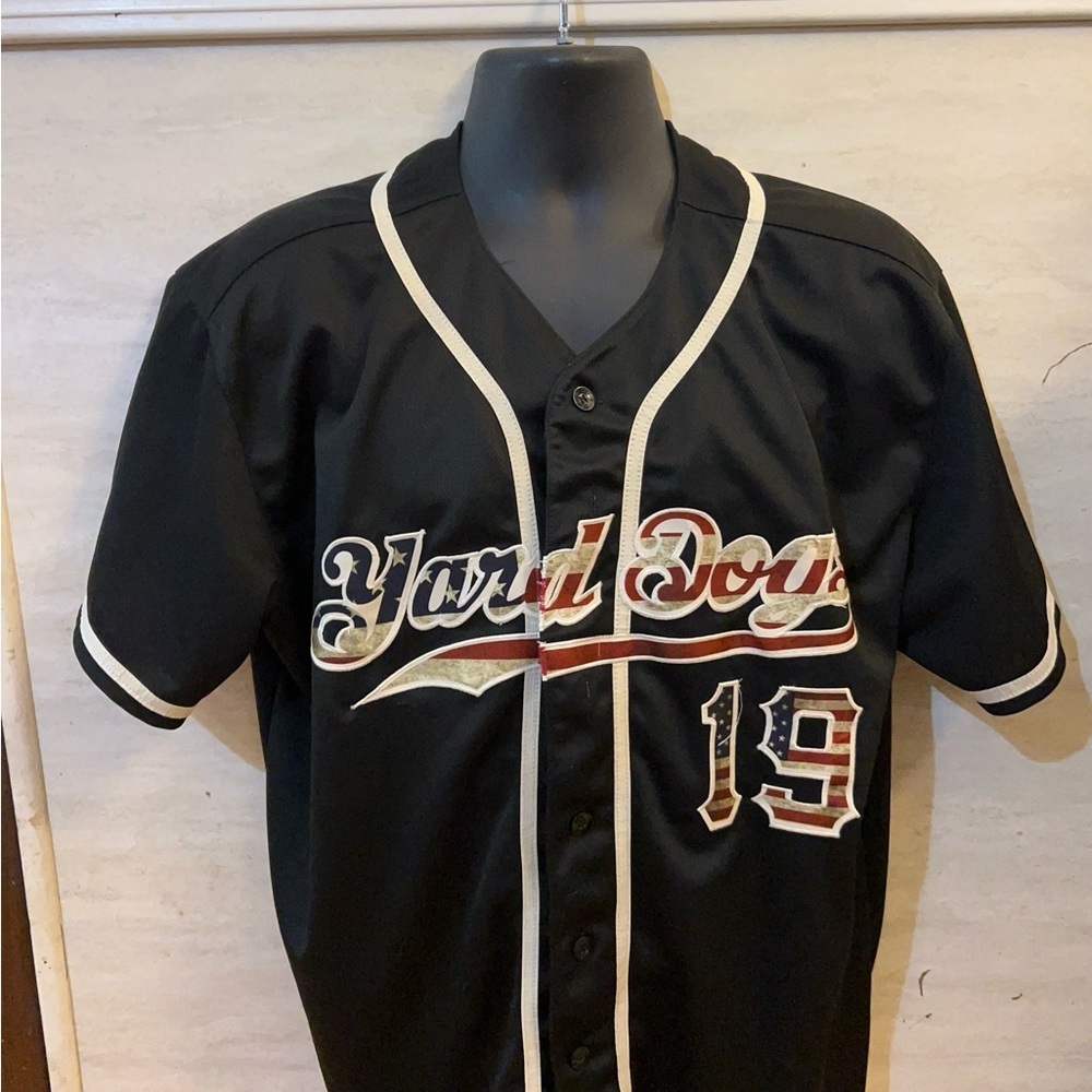 Black "Yard Dogs" Baseball Jersey Customized Vanover